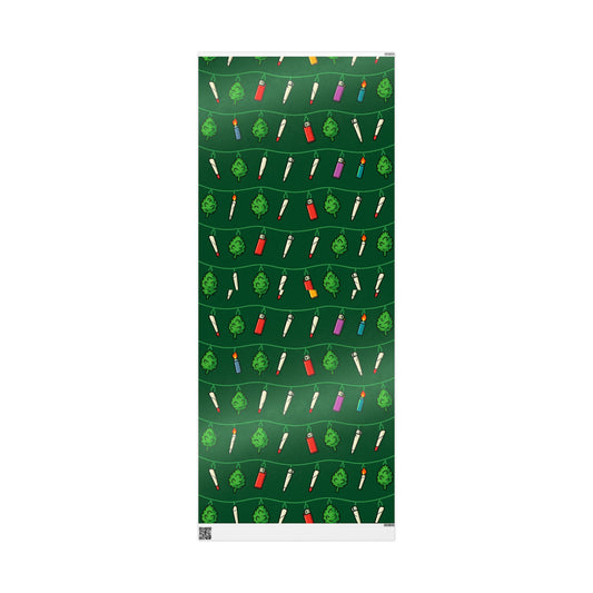 Christmas Lighter & Tree Wrapping Paper – Festive Holiday Gift Wrap