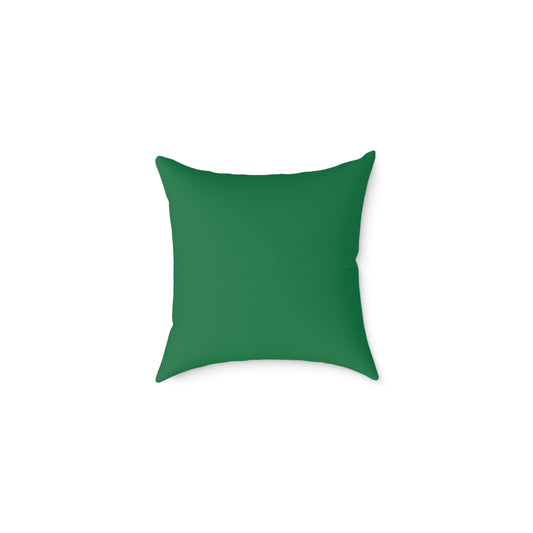 Hot Mess Higher Vibes Pillow — Green Cannabis Leaf Decorative Throw Pillow