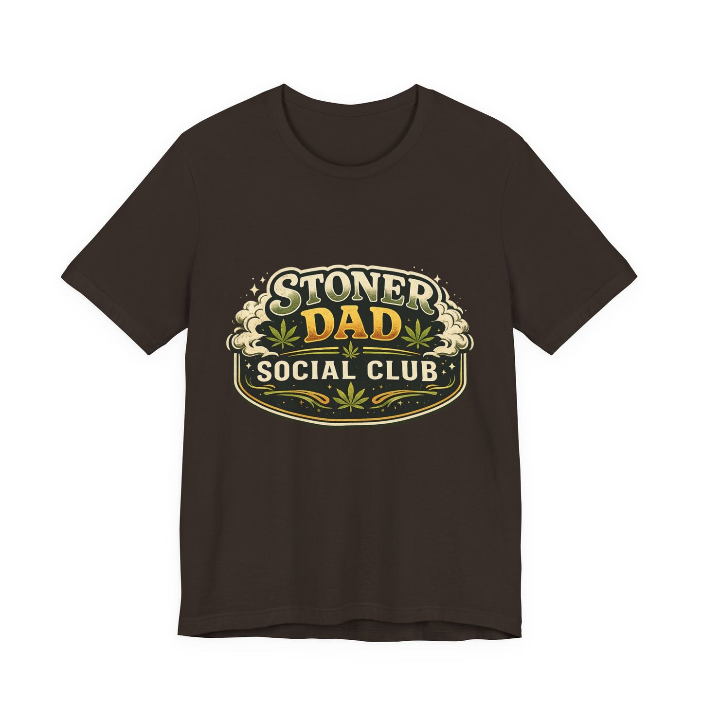 Stoner Dad Social Club Shirt | Funny Cannabis Dad Graphic Tee | Retro Weed Dad Apparel