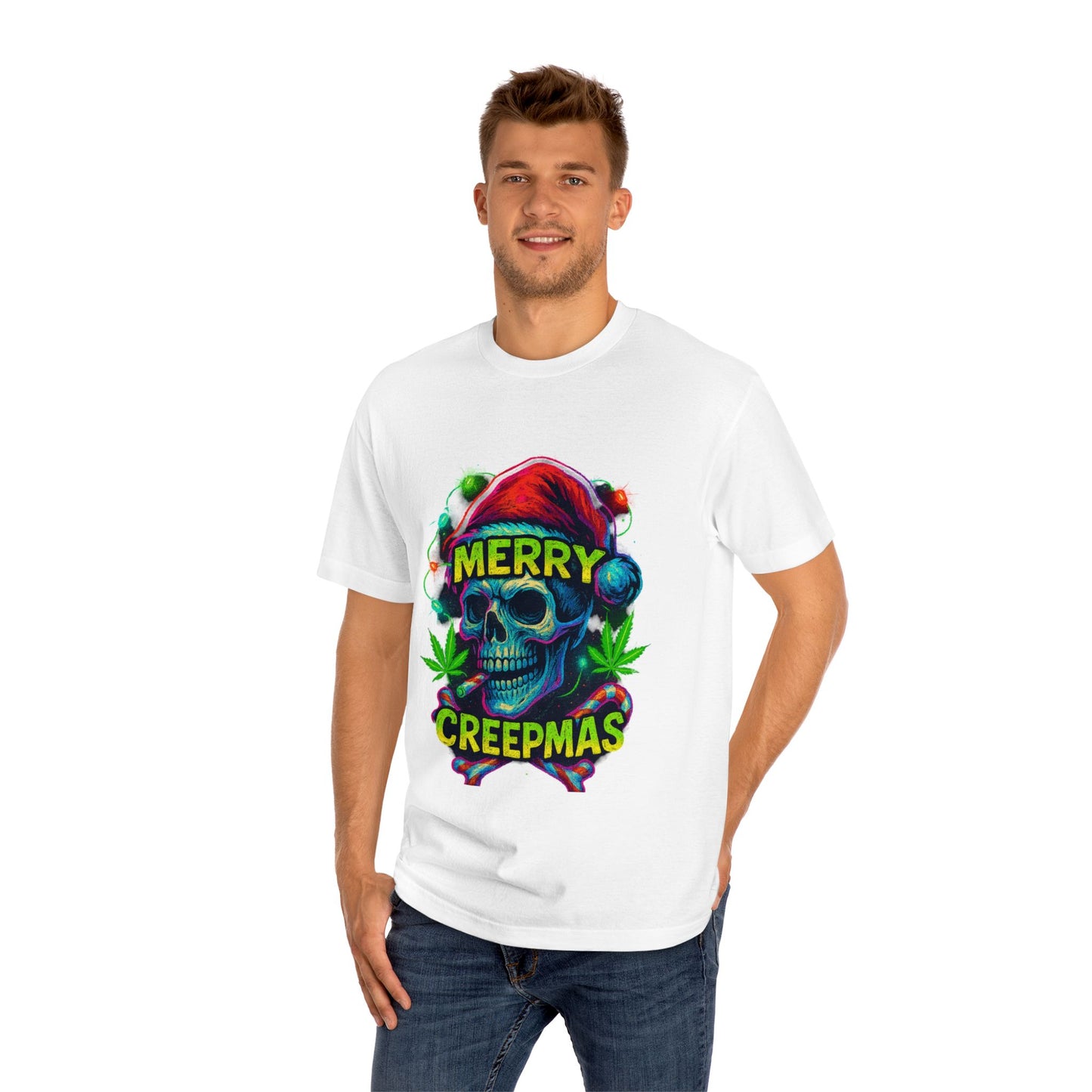 Merry Creepmas Skull Tee