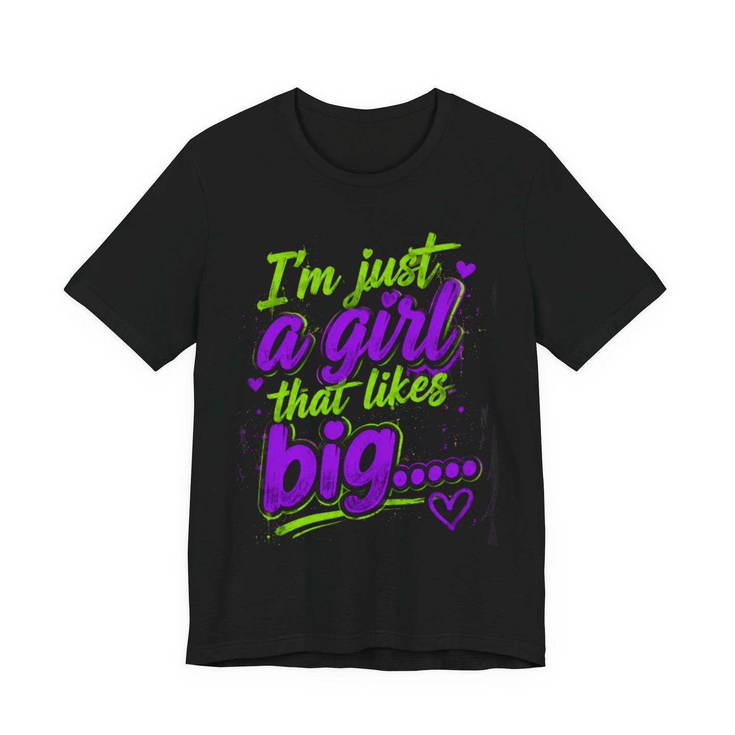 I'm Just a Girl That Likes Big Blunts Funny Cannabis T-Shirt | Front & Back Stoner Graphic Tee | 420 Lifestyle Gift for Women