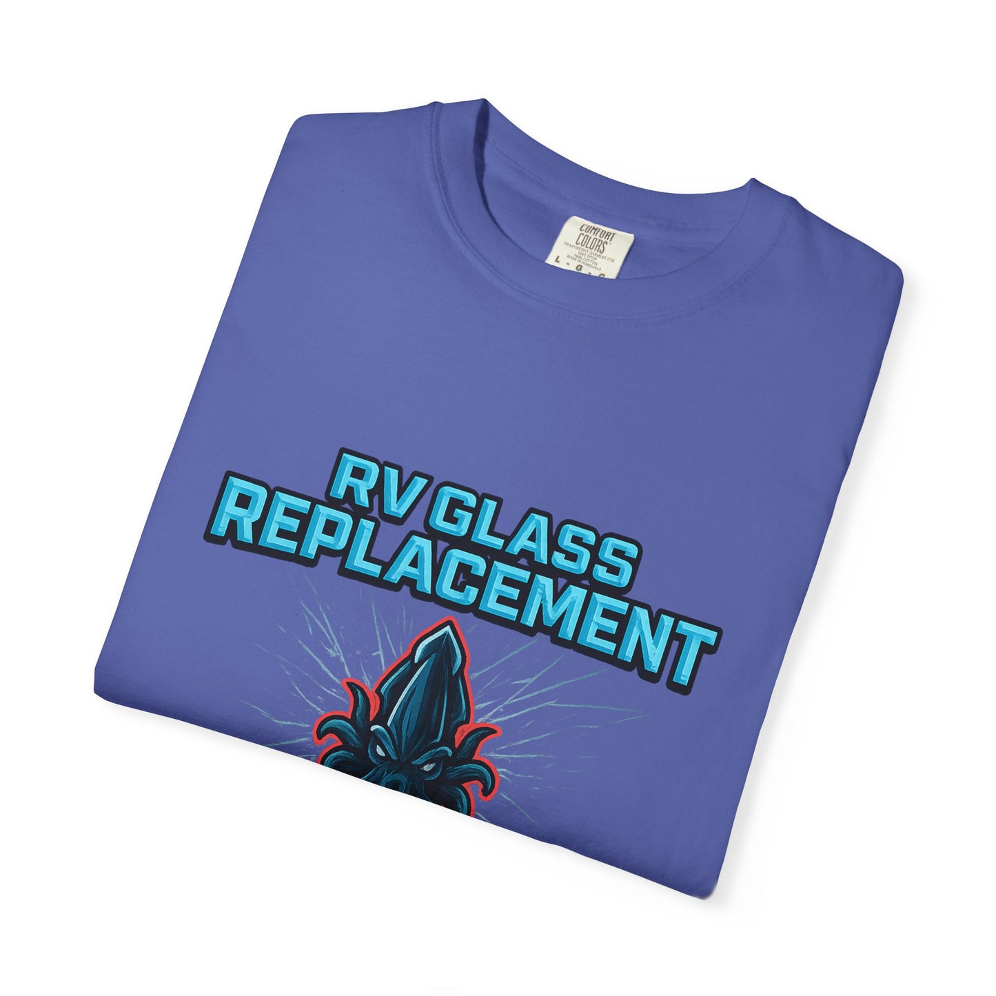 RV Glass Replacement T‑Shirt — KRAKKEN GLASS Logo Tees