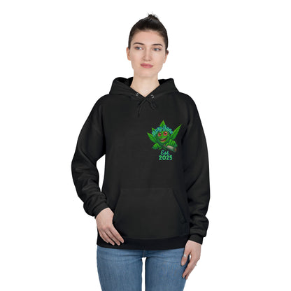 Ghostly Vibes Eco-Friendly Hoodie, Halloween Sweatshirt, Unisex Pullover, Festival Fashion, EcoSmart Apparel, Ghost Goblins Ganja
