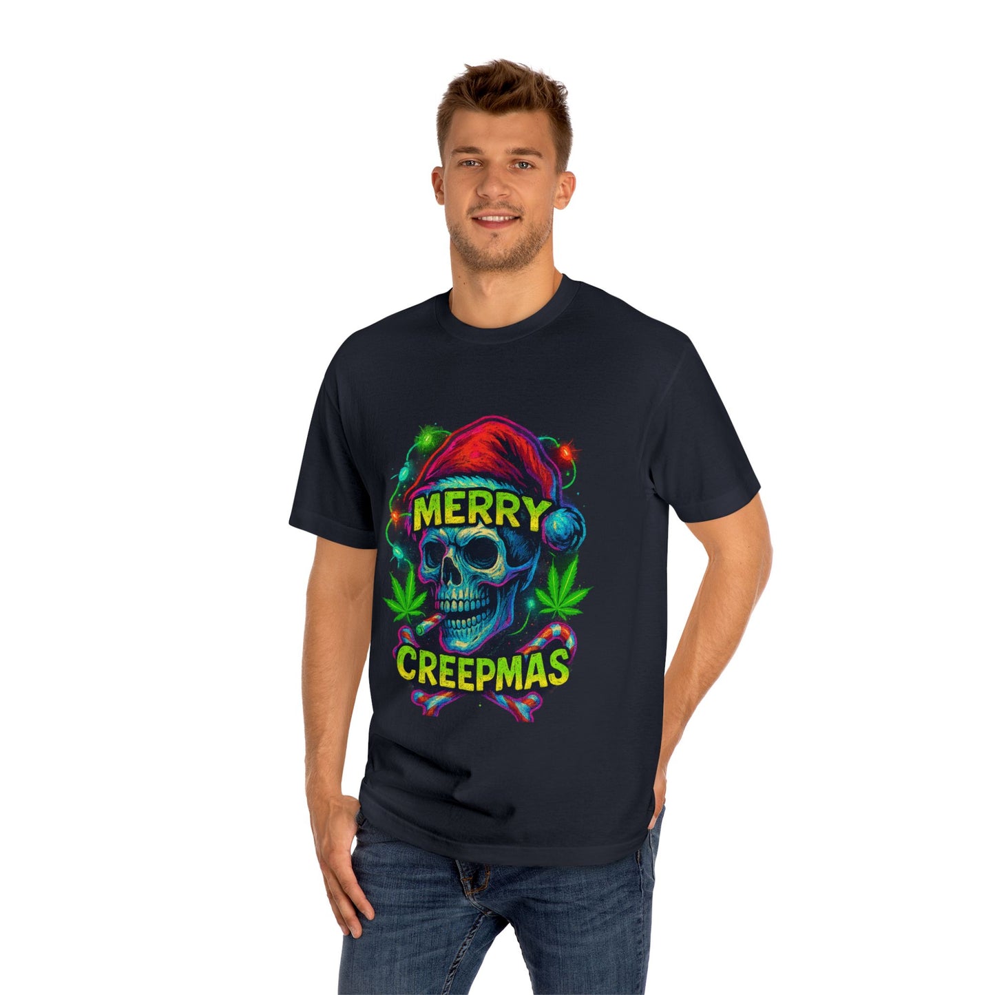 Merry Creepmas Skull Tee