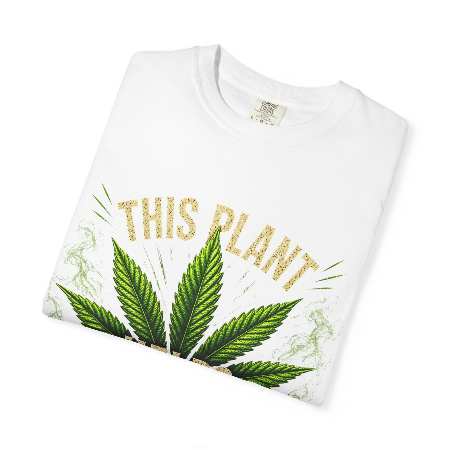 This Plant Helps People Win Shirt | Cannabis Cancer Awareness Tee | #FuckCancer Marijuana Support T-Shirt