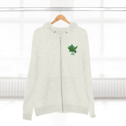 Stoner King Zip Hoodie - Trendy Unisex Hoodie for Chill Vibes, Perfect for Parties, Gifts, 420 Celebrations, Comfortable Layering
