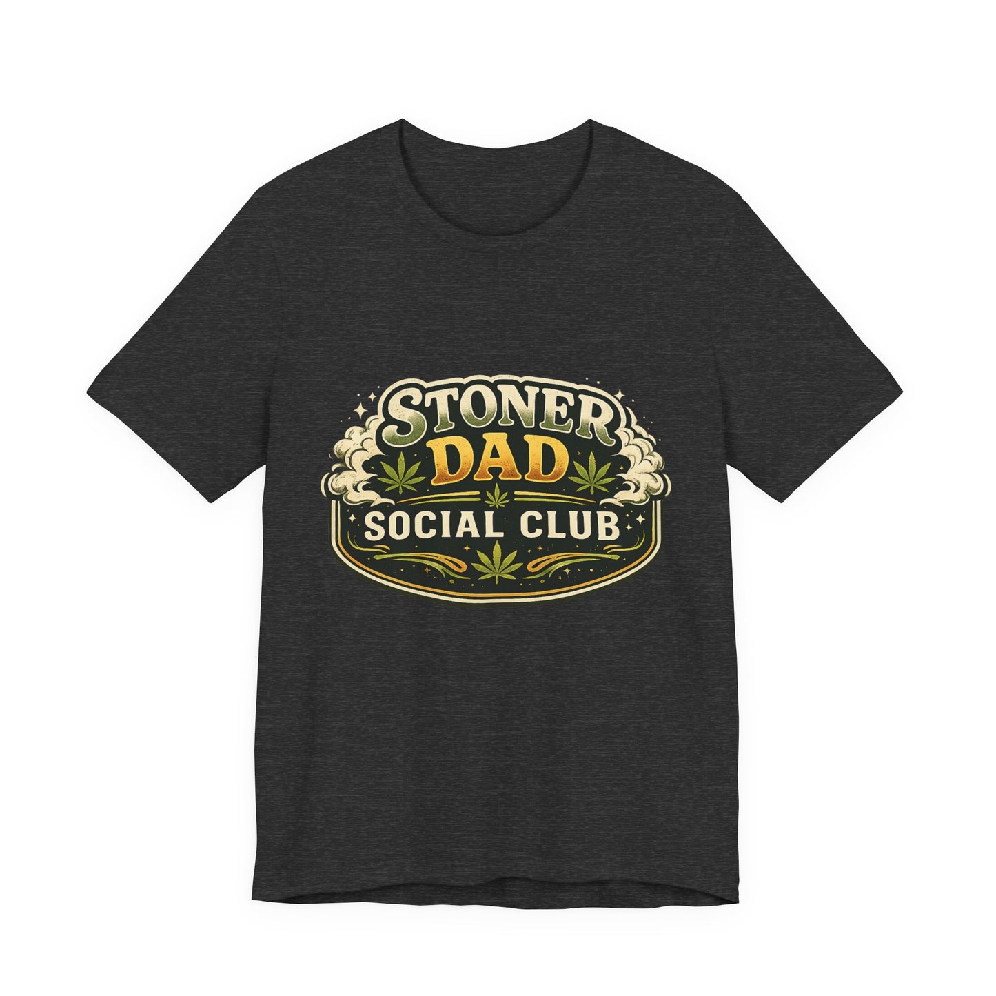Stoner Dad Social Club Shirt | Funny Cannabis Dad Graphic Tee | Retro Weed Dad Apparel
