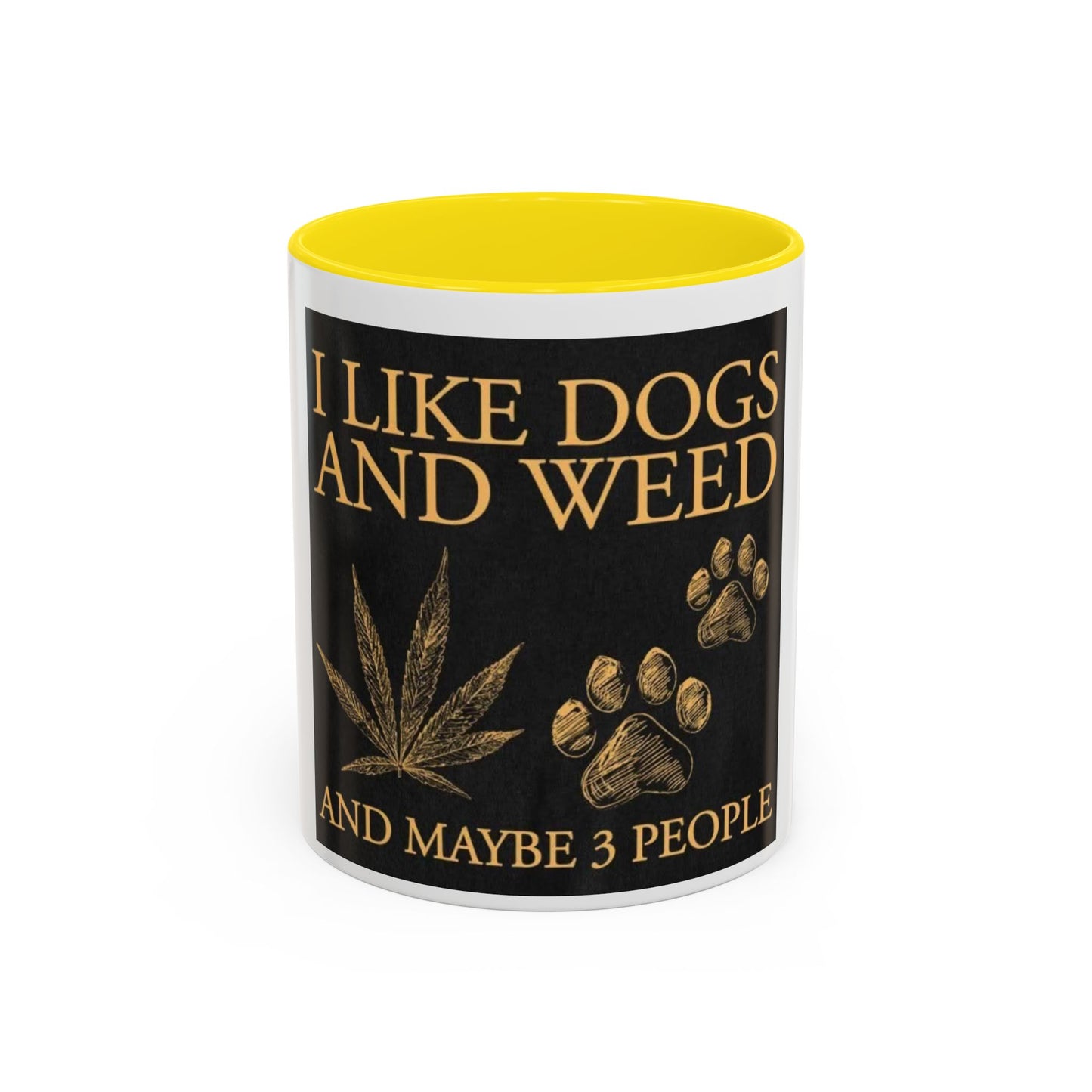 Funny Dog Lover Coffee Mug - I Like Dogs and Weed, Gifts for Pet Owners, Cannabis Lovers, Dog Mom, Tea Drinkers-Mary Jane 2025