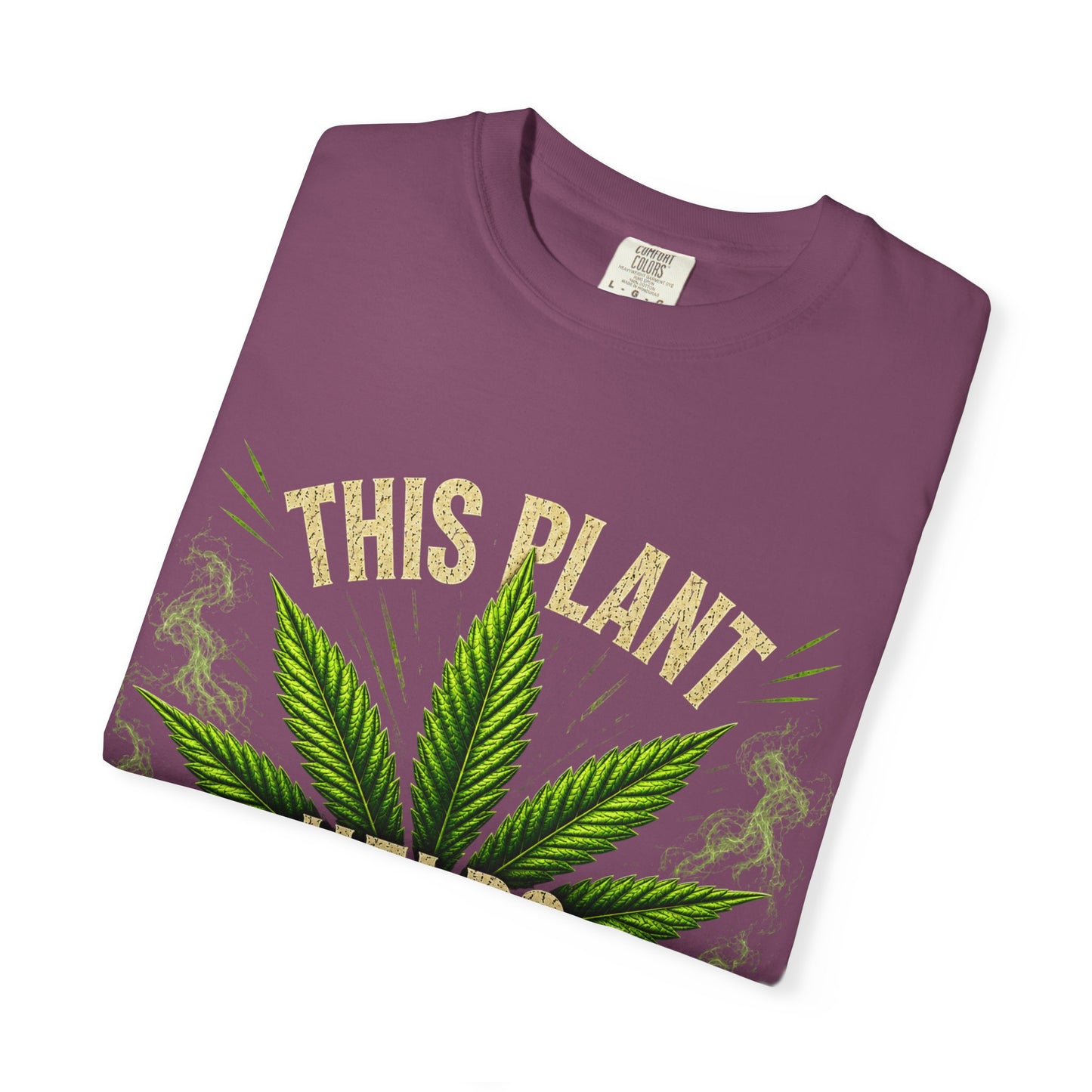 This Plant Helps People Win Shirt | Cannabis Cancer Awareness Tee | #FuckCancer Marijuana Support T-Shirt