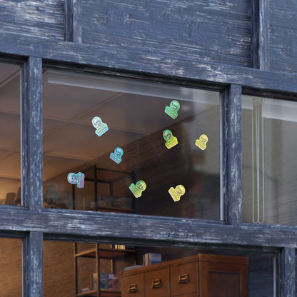 Mary-Jane “Stay Blazin’, Ride High” Neon Skull Bumper Sticker – Graffiti Vibes for Bold Cannabis Lovers, Vibrant Sticker Sheet Bundle | Stay Blazin Ride High, Vinyl Decals for Decor, Journals, Laptops, Festival Gear, Gifts