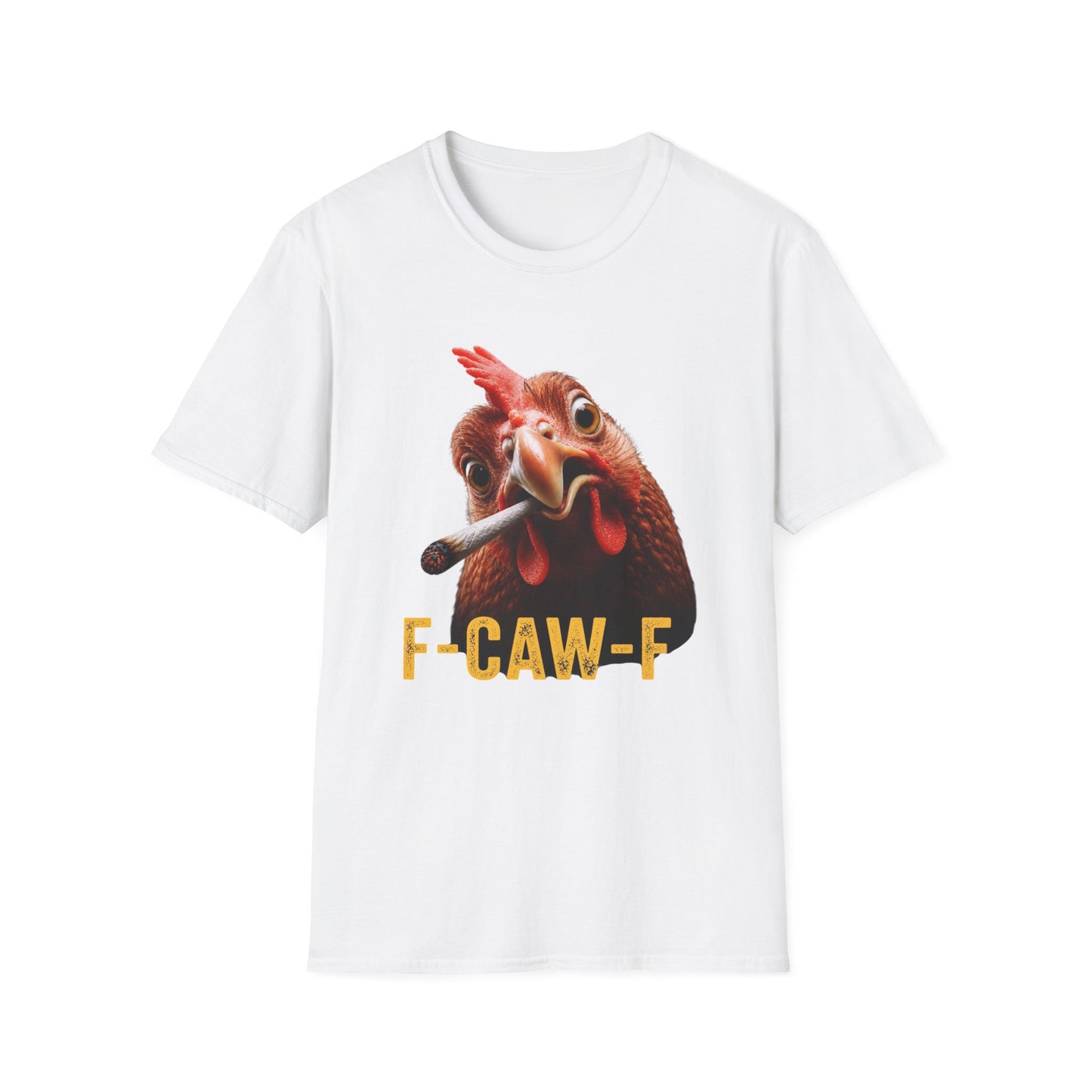F-Caw-F Funny Chicken Smoker T-Shirt | Hilarious Stoner Graphic Tee