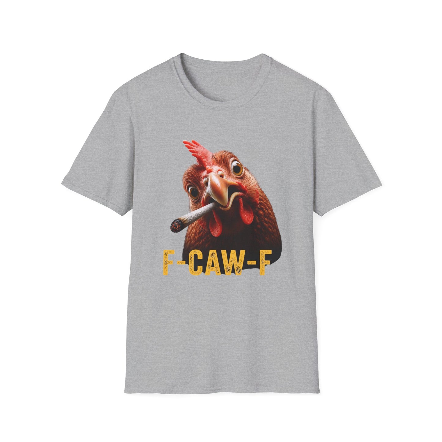 F-Caw-F Funny Chicken Smoker T-Shirt | Hilarious Stoner Graphic Tee