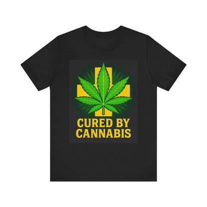 Cured by Cannabis Tee, Unisex Jersey Short Sleeve Shirt for Cannabis Lovers, Gift for Stoners, Cannabis Awareness Tee, Relaxed Fit [...]