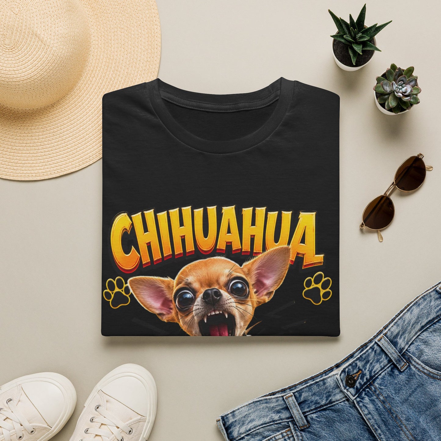Chihuahua Mouth T-Shirt — Funny Cute Dog Graphic Tee for Chihuahua Lovers