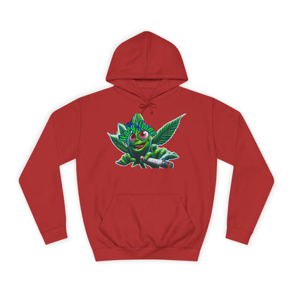 Unisex College Hoodie with Playful Leaf Design, Trendy Sweatshirt for Students, Eco-friendly Apparel, Gift for Graduates, Relaxed [...]-Mary Jane 2025