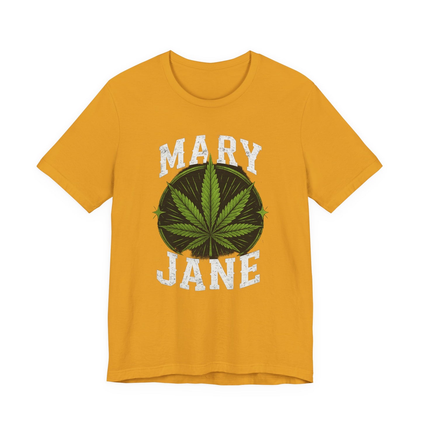 Mary Jane Vintage Cannabis Leaf Graphic Shirt | Distressed Streetwear Tee