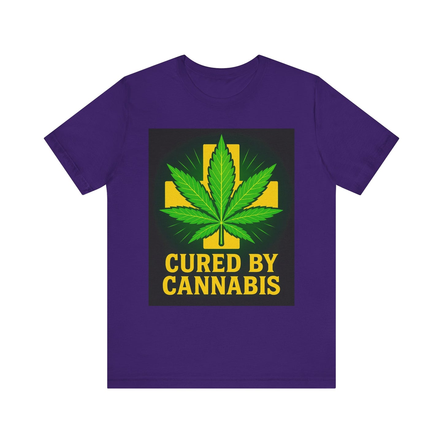 Cured by Cannabis Tee, Unisex Jersey Short Sleeve Shirt for Cannabis Lovers, Gift for Stoners, Cannabis Awareness Tee, Relaxed Fit [...]