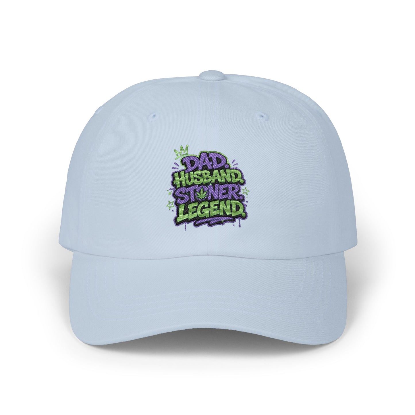Dad Husband Stoner Legend Shirt | Funny Cannabis Dad Tee | Father's Day Gift for Weed Loving Dads