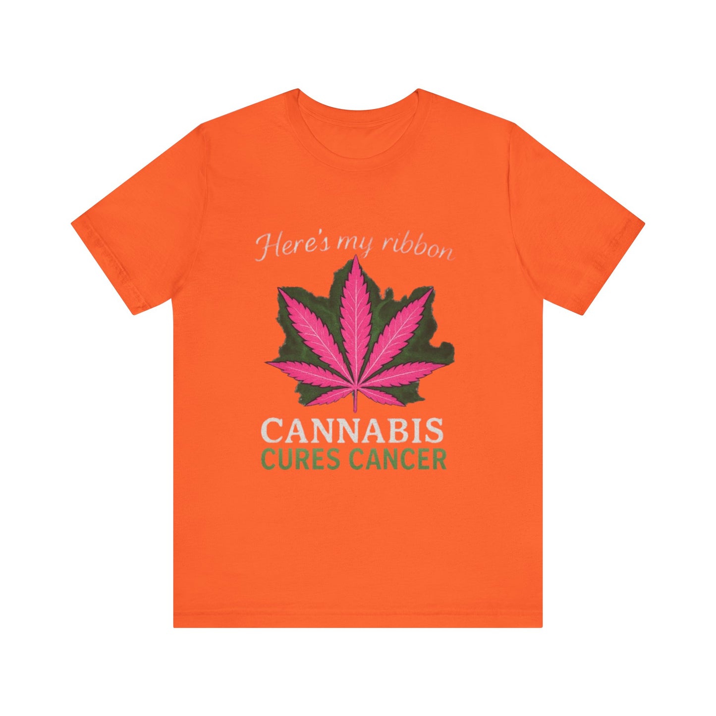 Cannabis Awareness Tee - Unisex Jersey Short Sleeve T-Shirt, Support Cancer Awareness, Gift for Advocates, Fundraiser Apparel