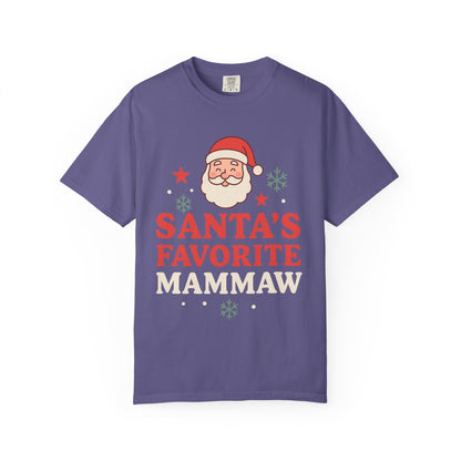 Santa's Favorite Mammaw T-Shirt — Cute Grandma Christmas Tee