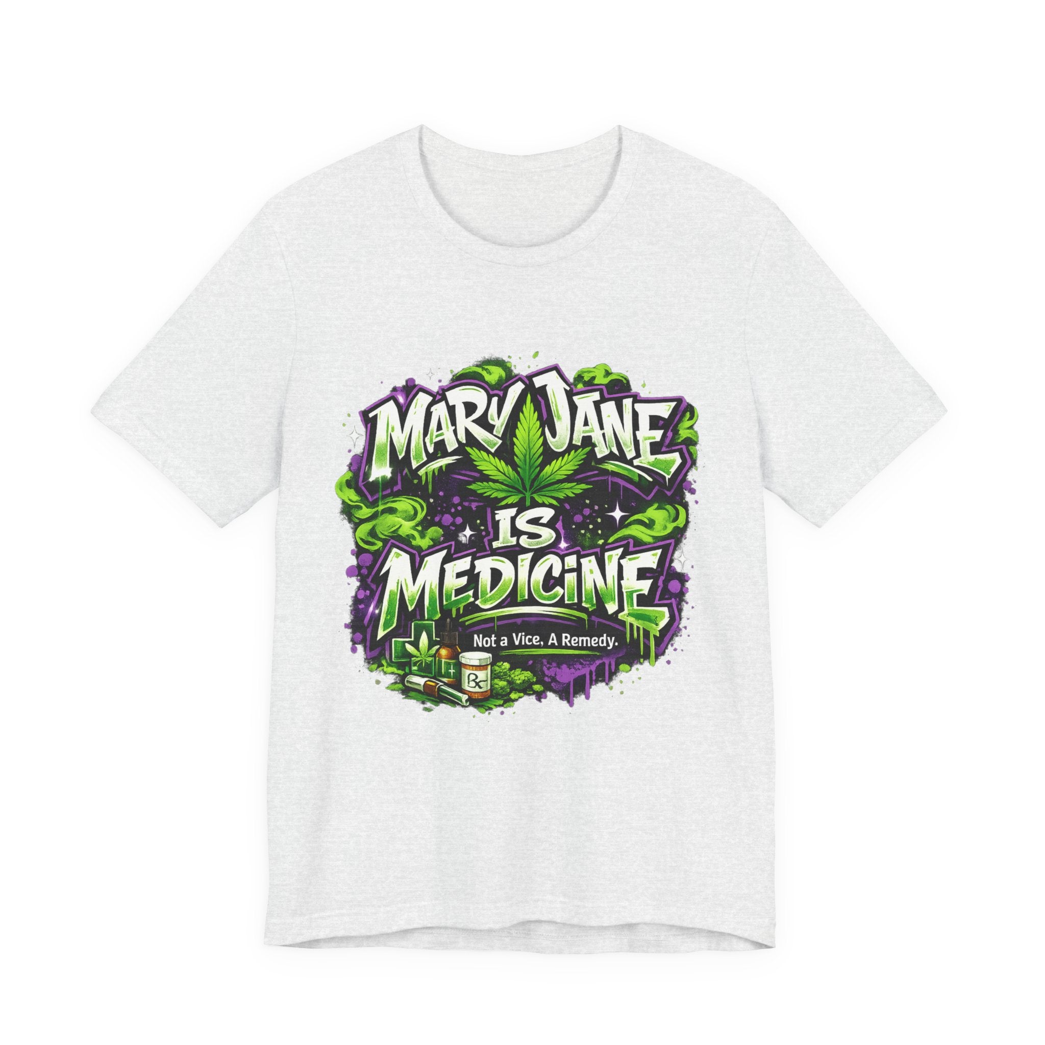 Mary Jane Is Medicine T-Shirt | Not a Vice. A Remedy. Medical Cannabis Streetwear