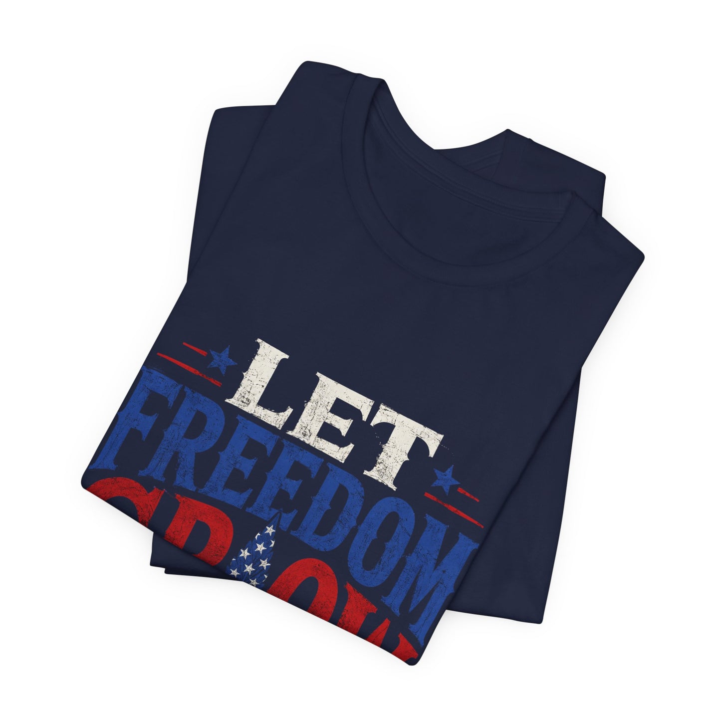 Let Freedom Grow Patriotic Cannabis Shirt | Red White Blue Fourth of July Tee