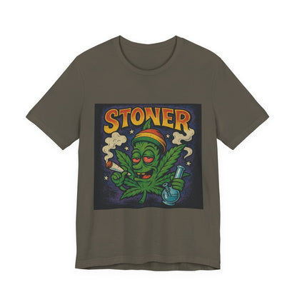 Stoner Graphic Tee, Casual Unisex Shirt for Cannabis Lovers, Perfect Gift for 420 Celebrations, Stoner Humor, Everyday Wear