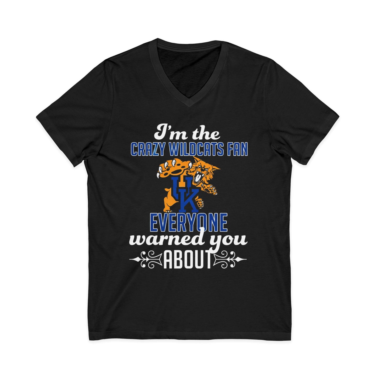 Crazy Wildcats Fan Shirt, Kentucky Football Basketball Tee, Everyone Warned You About Me, Game Day Shirt, UK Fan Apparel Gift