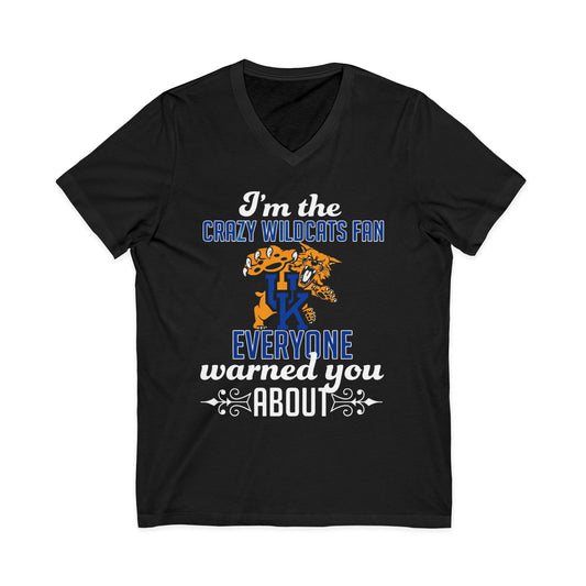 Crazy Wildcats Fan Shirt, Kentucky Football Basketball Tee, Everyone Warned You About Me, Game Day Shirt, UK Fan Apparel Gift