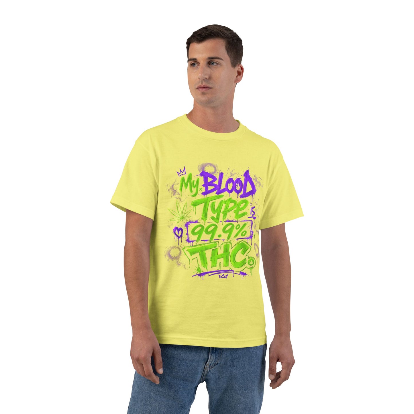 My Blood Type 99.9% THC Graphic T-Shirt
