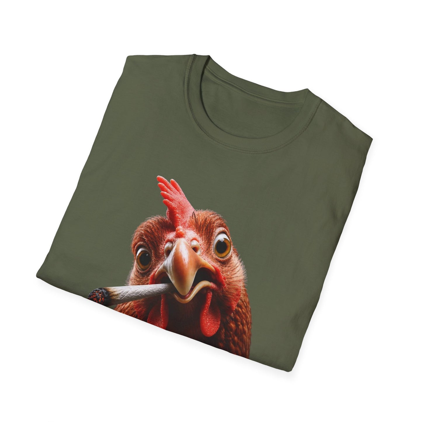 F-Caw-F Funny Chicken Smoker T-Shirt | Hilarious Stoner Graphic Tee