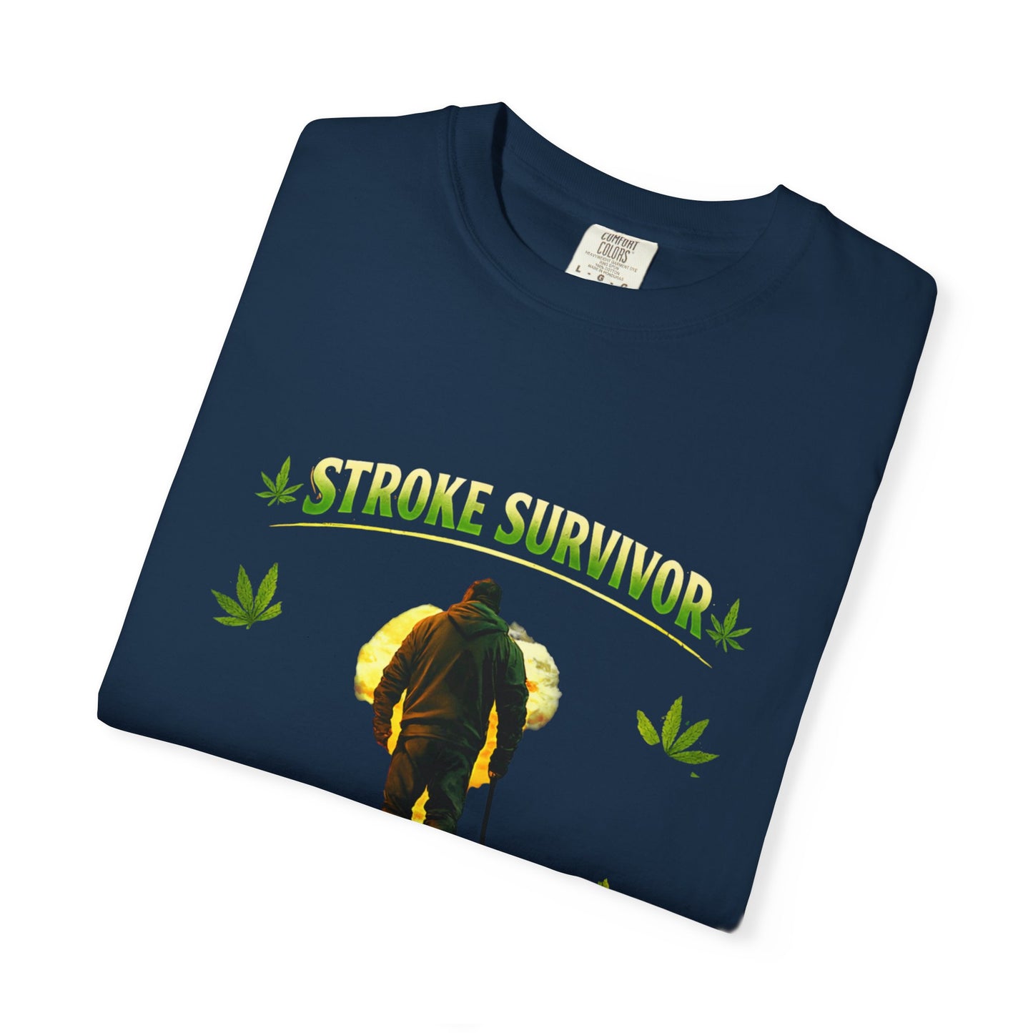 Stroke Survivor Shirt – I May Never Run Again But Now I Walk Like Hell Inspirational Recovery Tee