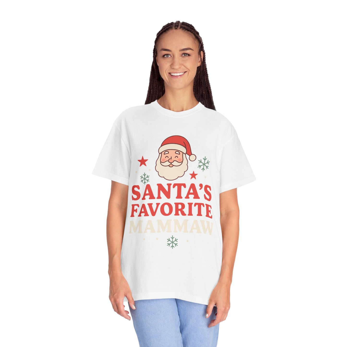 Santa's Favorite Mammaw T-Shirt — Cute Grandma Christmas Tee
