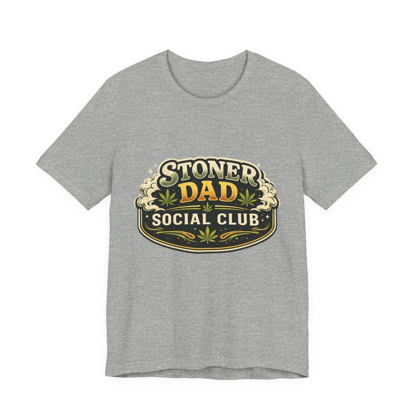 Stoner Dad Social Club Shirt | Funny Cannabis Dad Graphic Tee | Retro Weed Dad Apparel