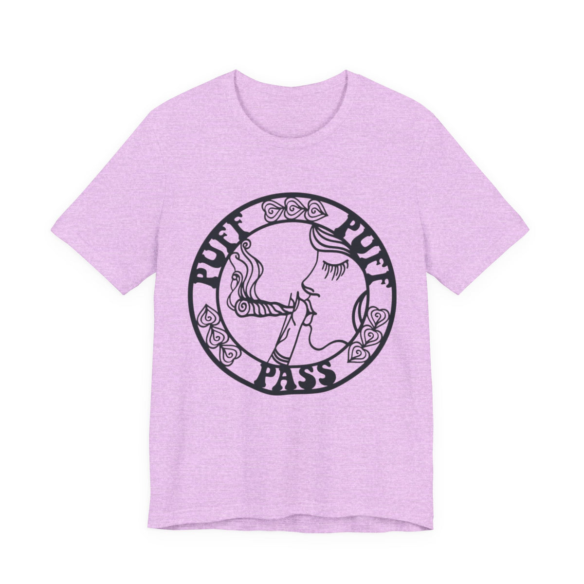 Puff Puff Pass T-Shirt – Funny Stoner Graphic Tee | Retro Smoking Humor Shirt Printify
