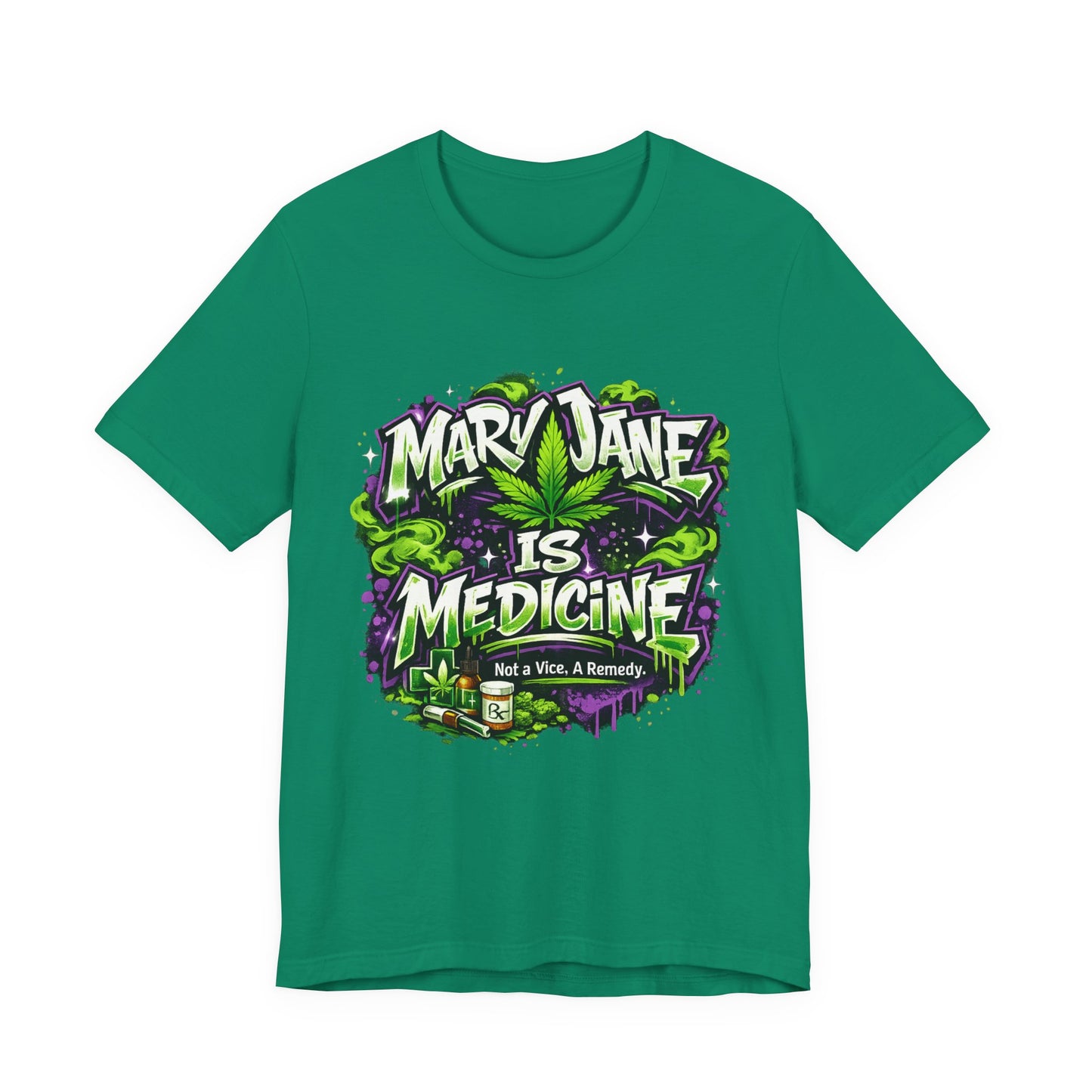 Mary Jane Is Medicine T-Shirt | Not a Vice. A Remedy. Medical Cannabis Streetwear