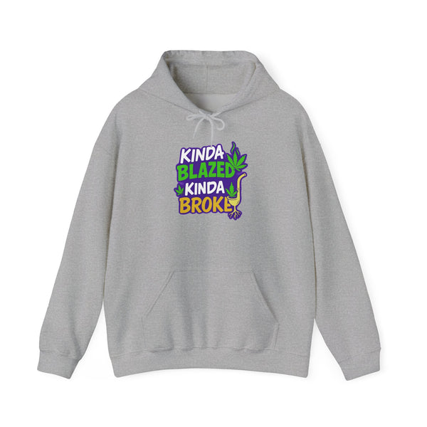 Kinda Blazed Kinda Broke T-Shirt | Funny Cannabis Weed Stoner Graphic Tee