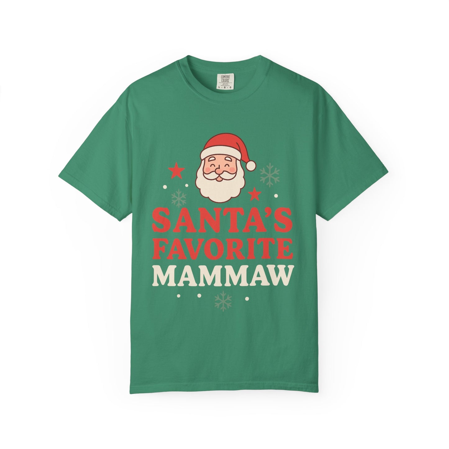 Santa's Favorite Mammaw T-Shirt — Cute Grandma Christmas Tee