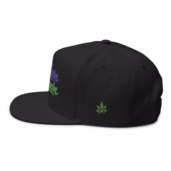 Stay Blazin Stay Amazin Embroidered Snapback Hat – Neon Cannabis Streetwear Cap