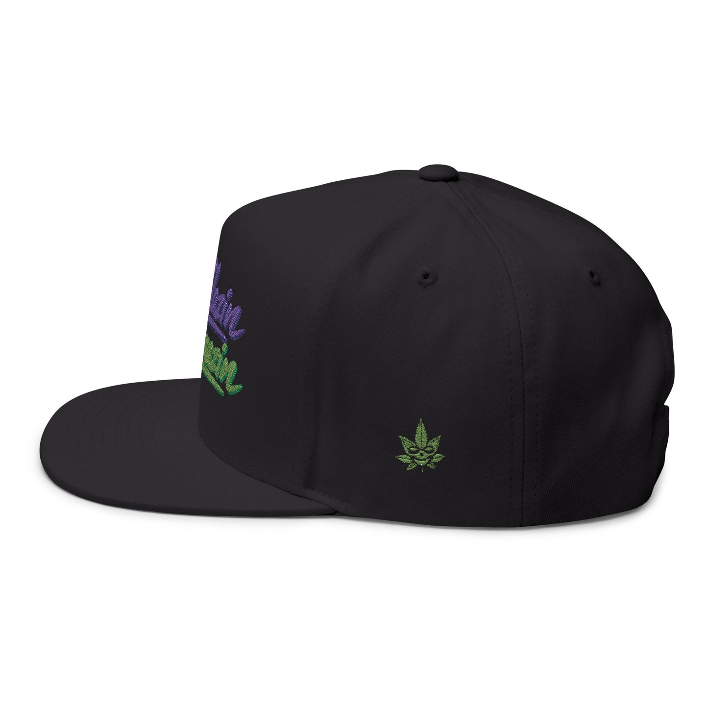 Stay Blazin Stay Amazin Embroidered Snapback Hat – Neon Cannabis Streetwear Cap