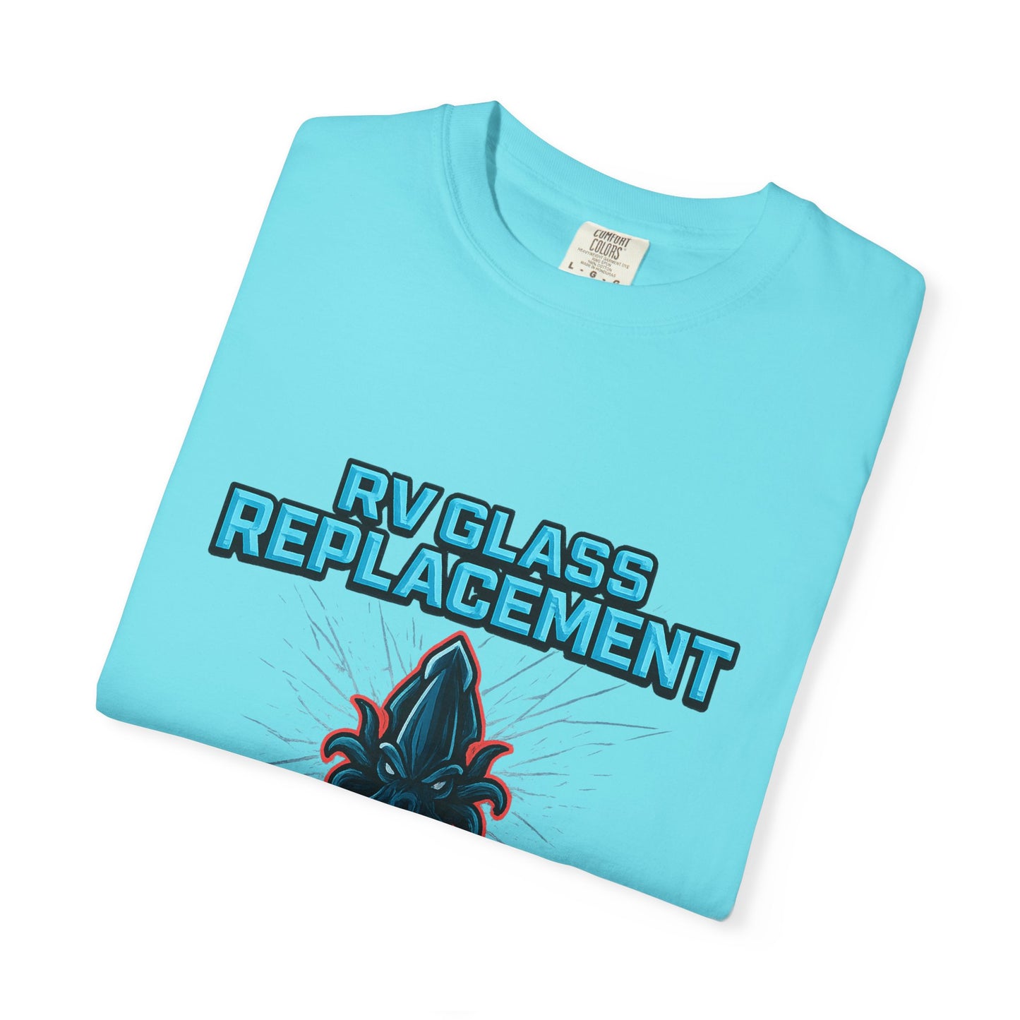 RV Glass Replacement T‑Shirt — KRAKKEN GLASS Logo Tees