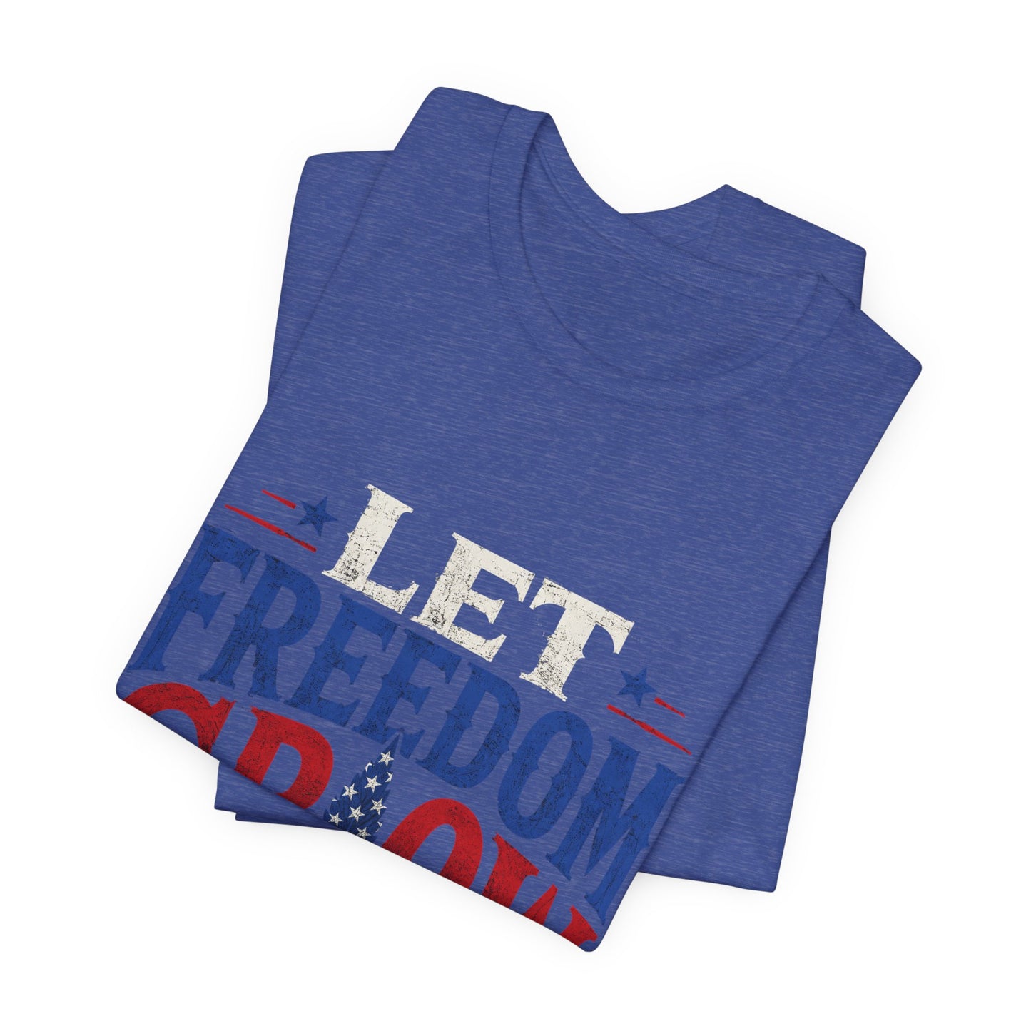 Let Freedom Grow Patriotic Cannabis Shirt | Red White Blue Fourth of July Tee