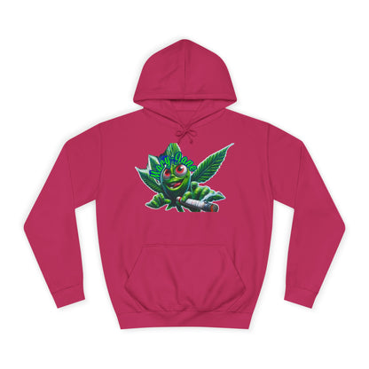 Unisex College Hoodie with Playful Leaf Design, Trendy Sweatshirt for Students, Eco-friendly Apparel, Gift for Graduates, Relaxed [...]-Mary Jane 2025