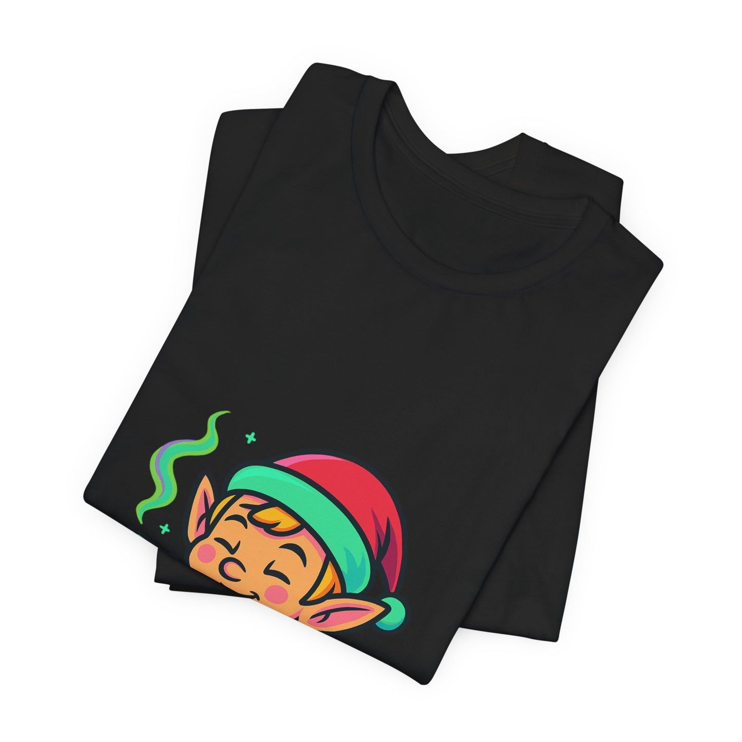 Have a Holly Jolly Highmas T-Shirt — Funny Christmas Elf Holiday Tee