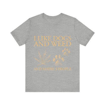 Dog Lover Tee - Fun Dog Loving Coffee Cup Design