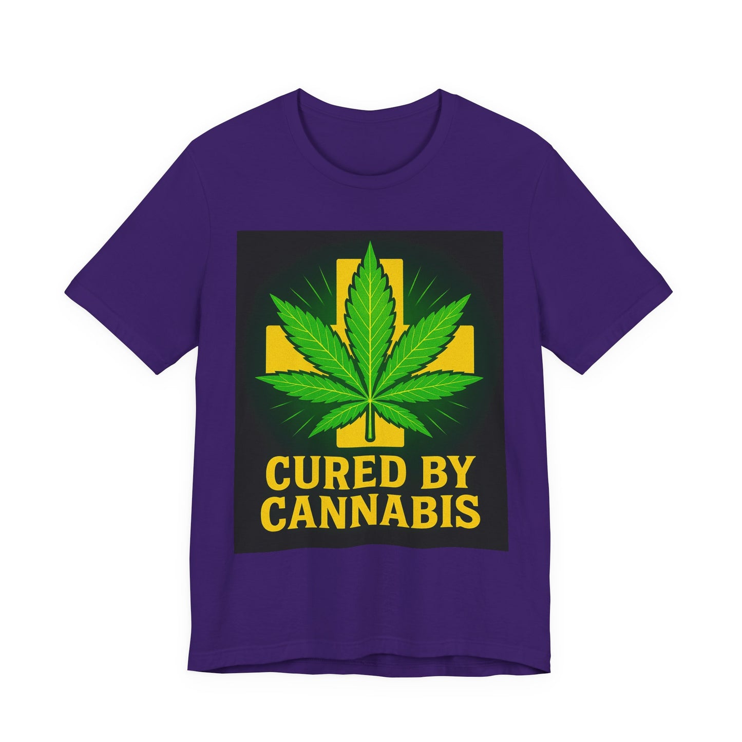 Cured by Cannabis Tee, Unisex Jersey Short Sleeve Shirt for Cannabis Lovers, Gift for Stoners, Cannabis Awareness Tee, Relaxed Fit [...]