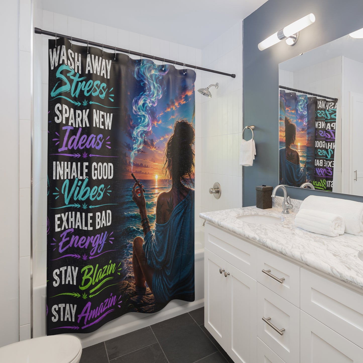 Shower Curtains Printify