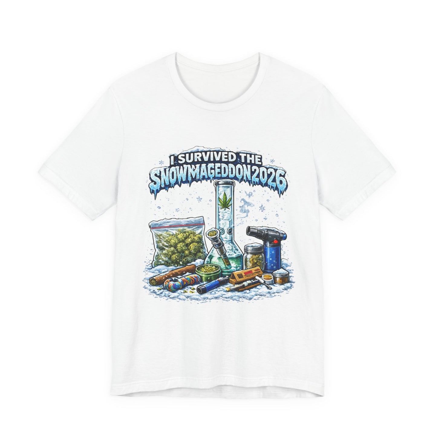 I Survived Snowmageddon 2026 Winter Survival Graphic Tee