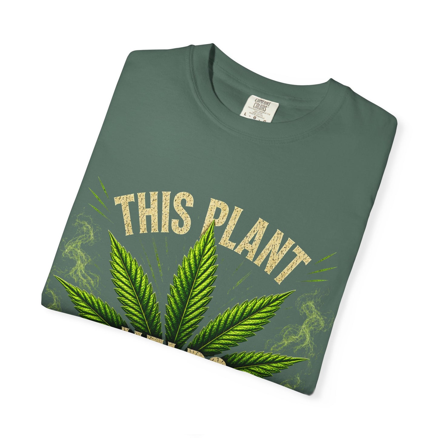 This Plant Helps People Win Shirt | Cannabis Cancer Awareness Tee | #FuckCancer Marijuana Support T-Shirt