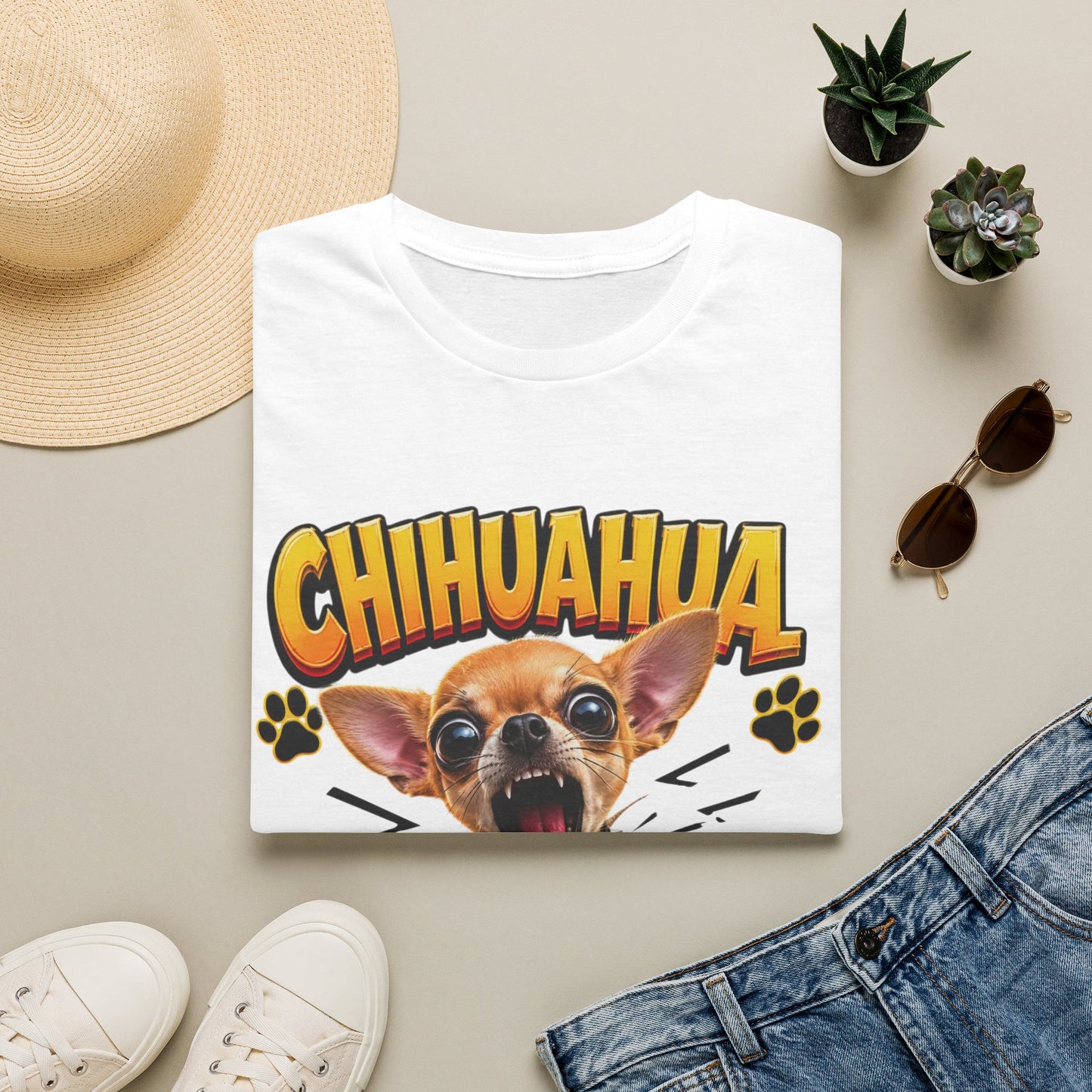 Chihuahua Mouth T-Shirt — Funny Cute Dog Graphic Tee for Chihuahua Lovers